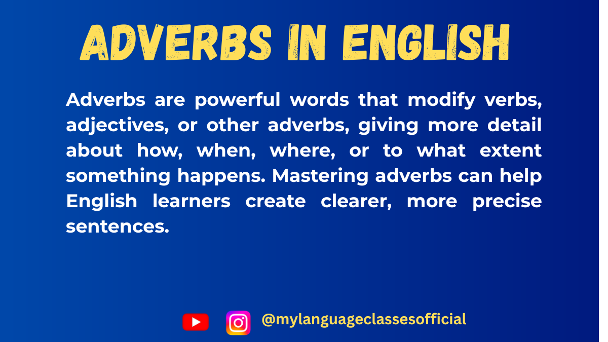 Adverbs and Their Types in English