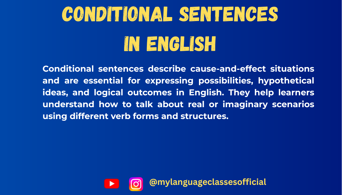 Mastering Conditional Sentences in English: A Complete Guide with Examples