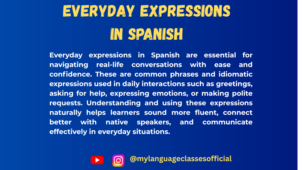 Common Spanish Expressions for Everyday Conversations