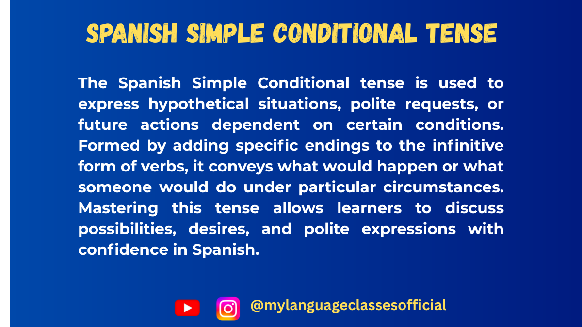 Master the Spanish Simple Conditional Tense: The Ultimate Expert Guide