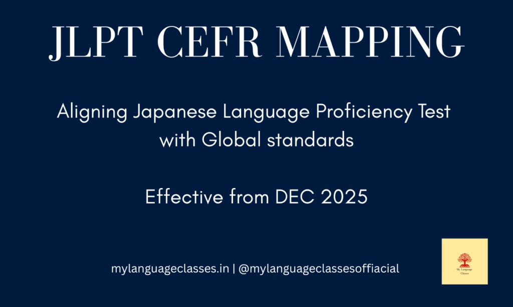 JLPT CEFR Mapping from December 2025: Everything you need to know