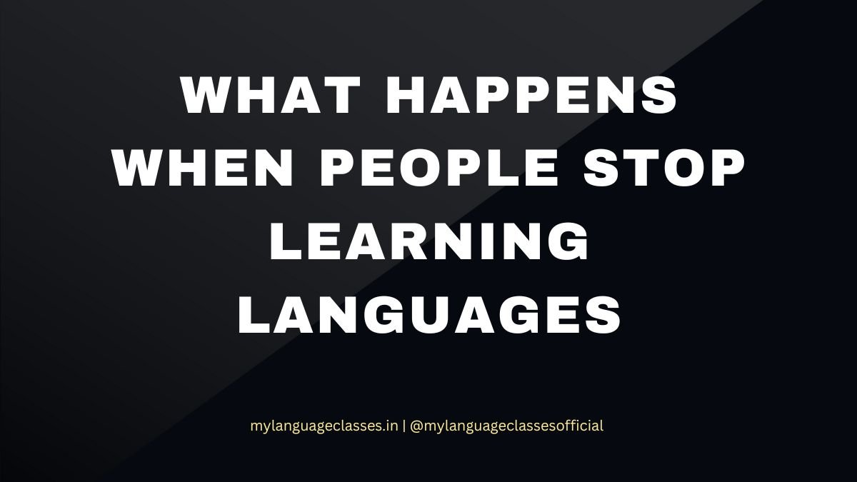 What happens when people stop learning languages and rely only on apps