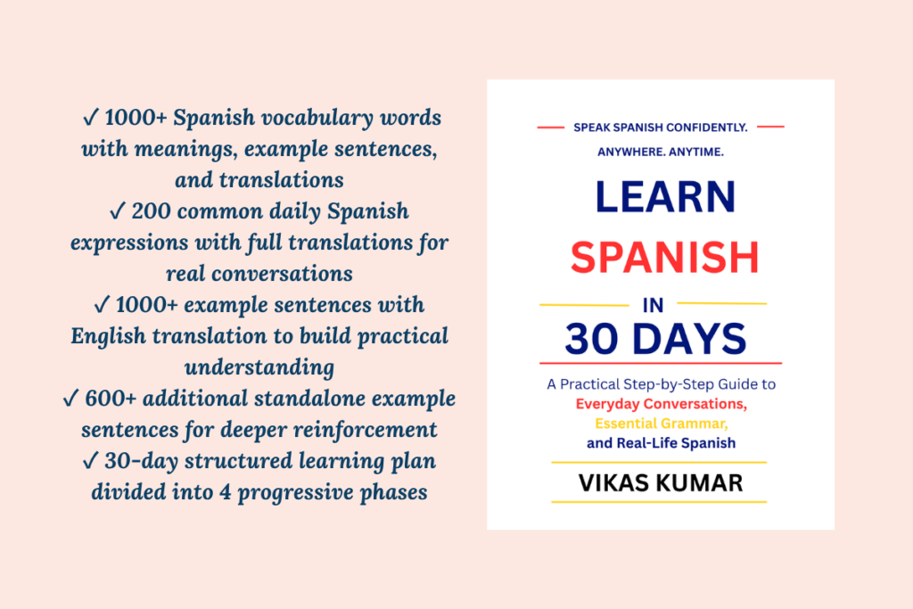 Best Book to Learn Spanish in 30 Days for Complete Beginners