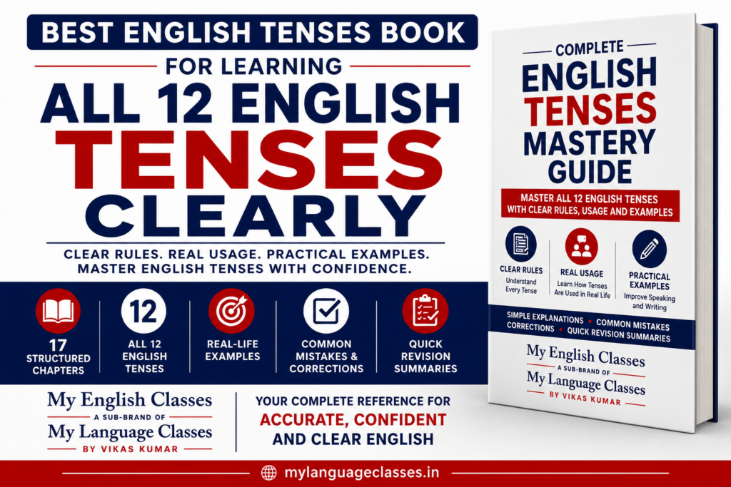 Best English Tenses Book for Learning All 12 Tenses Clearly