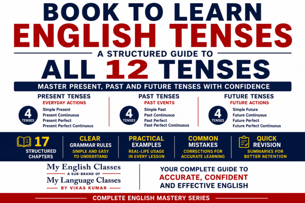 Book to Learn English Tenses: A Structured Guide to All 12 Tenses