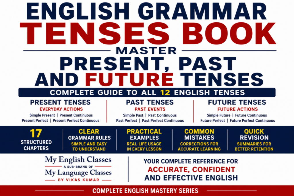 English Grammar Tenses Book: Master Present, Past and Future Tenses